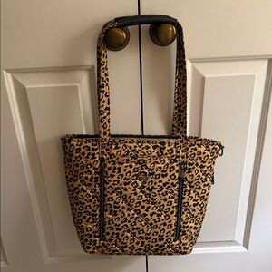 Lug Leopard Print Tote Bag